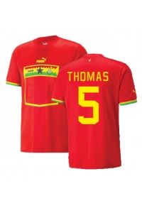 Fotbalové Dres Ghana Thomas Partey #5 Venkovní Oblečení MS 2022 Krátký Rukáv